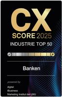 Customer Experience (CX)-Score 2025 / Banken