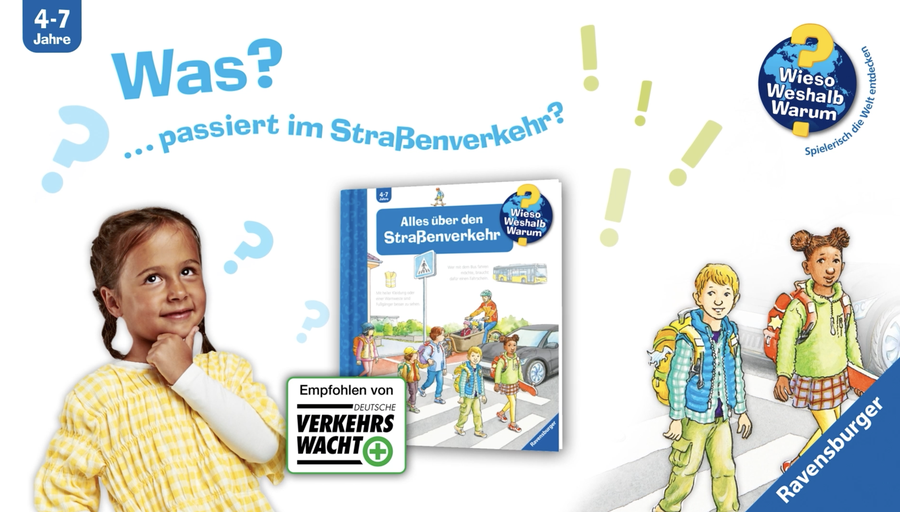 Eine Video-Kampagne bewirbt die Kindersachbuch-Reihe 'Wieso? Weshalb? Warum?'