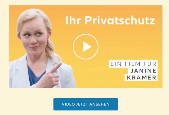 Mailing mit personalisiertem Film. (Bild: Allianz)