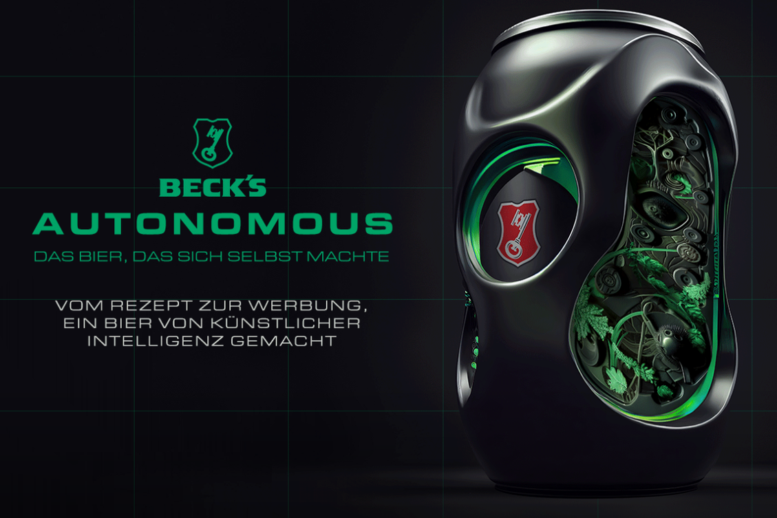 Becks Autonomous KI-Bier in KI-Bierdose (Bild: Becks/Screenshot)