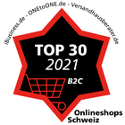 Top 30 B2C Onlinesshops Schweiz 2021