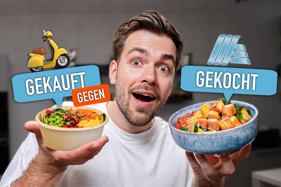Mit Youtube-Koch Maximilian Kolb will Aldi Süd eine junge Zielgruppe für sich begeistern. (Bild: Aldi Süd)