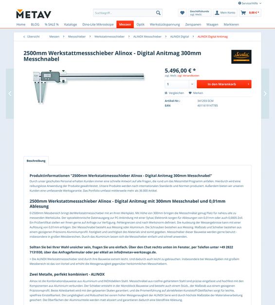 Der entschlossene Typ 'Buyer' erhält nur noch eine kurze bestätigende Information. (Bild: Metav)