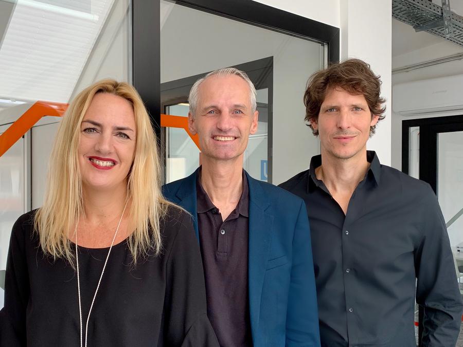 Julia Schössler, Jochen Kalka und Tim Brandt