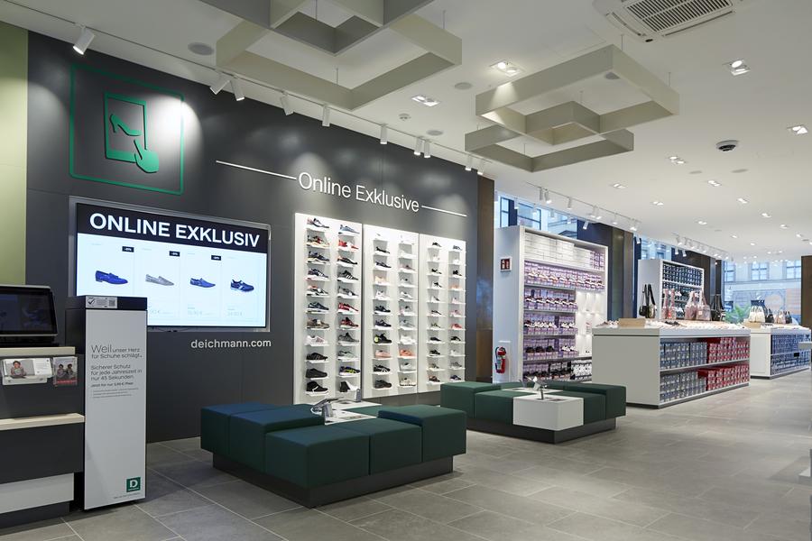 Die Flagship-Stores integrieren den Onlineshop ins Ladendesign