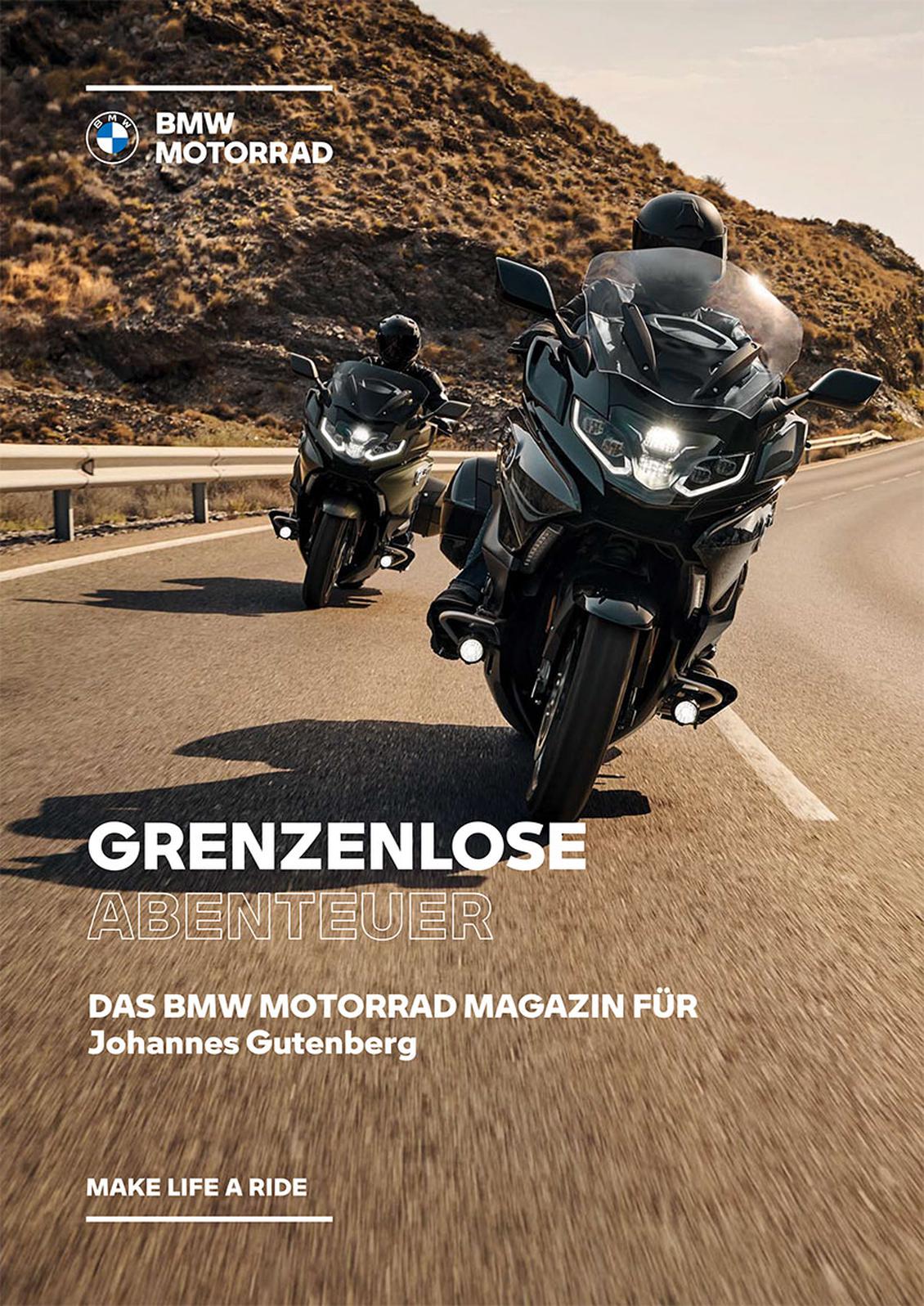 Jeder Adressat erhlt sein persnliches Exemplar eines 24-seitigen Kundenmagazins. (Bild: BMW_MOTORRAD)