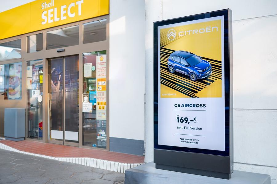 Programmatische DOOH-Werbung bei Shell