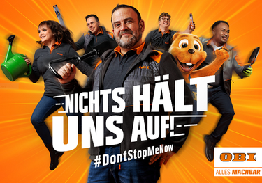 OBIs internationale Werbekampagne "Nichts hlt uns auf!"