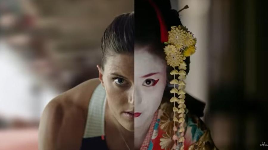 Eine Szene aus dem Olympia-Spot von Omega.