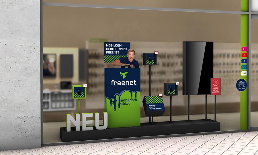 Ab Juli 2022 haben alle Freenet-Shops einen einheitlichen Look.