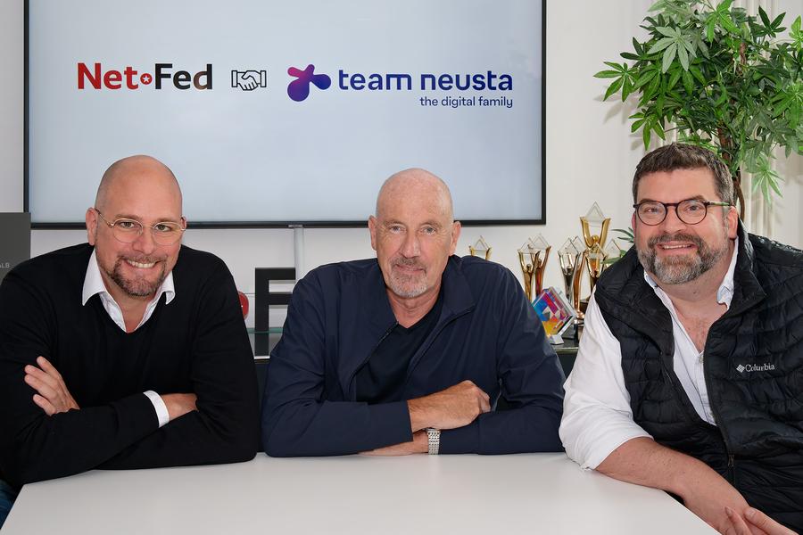 Christian Berens/NetFed, Carsten Meyer-Heder/Team Neusta, Thorsten Greiten/NetFed