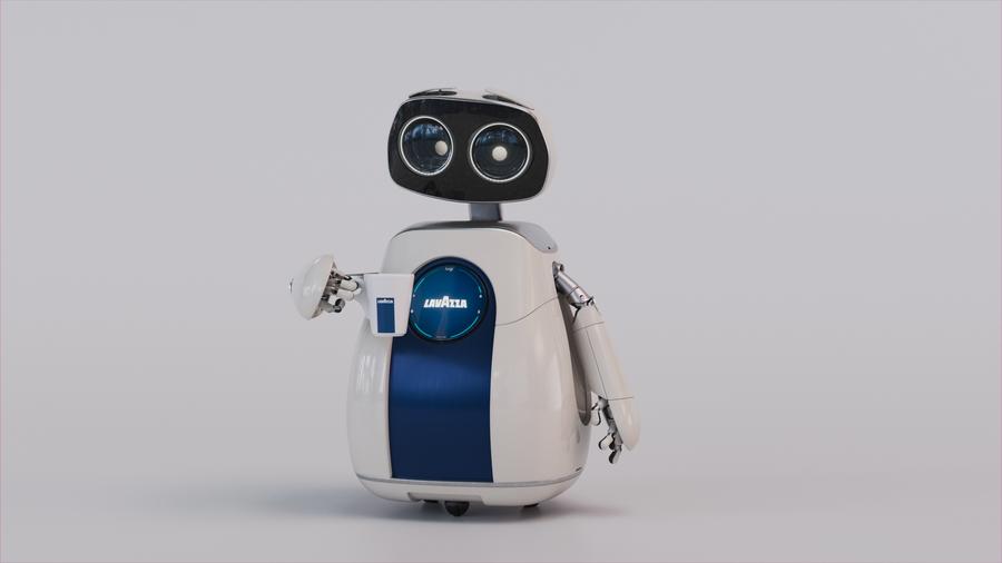 Knuddelroboter Luigi ist der Star der neuen Lavazza-Kampagne