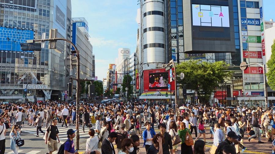 Tokio, Shibuya-Kreuzung (Bild: cegoh / www.pixabay.com)