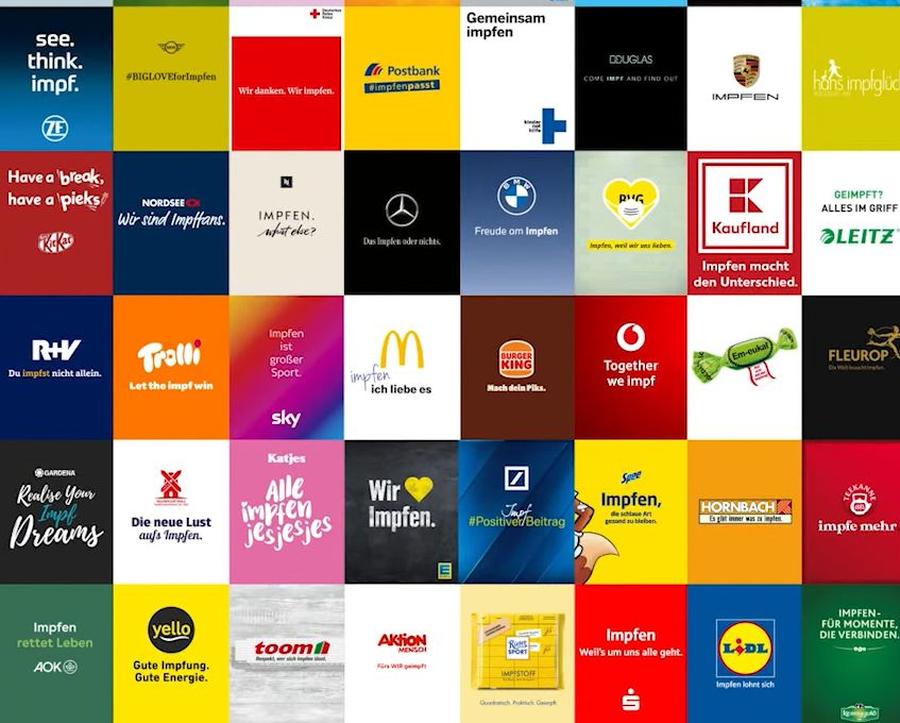Mehr als 150 Unternehmen machen mit bei der Kampagne #GemeinsamGegenCorona.