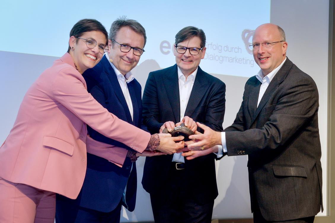 Nasrin Shaikh, Christian Peter, Arno Walter und Martin Nitsche (v.l.n.r.) (Bild: DDV)