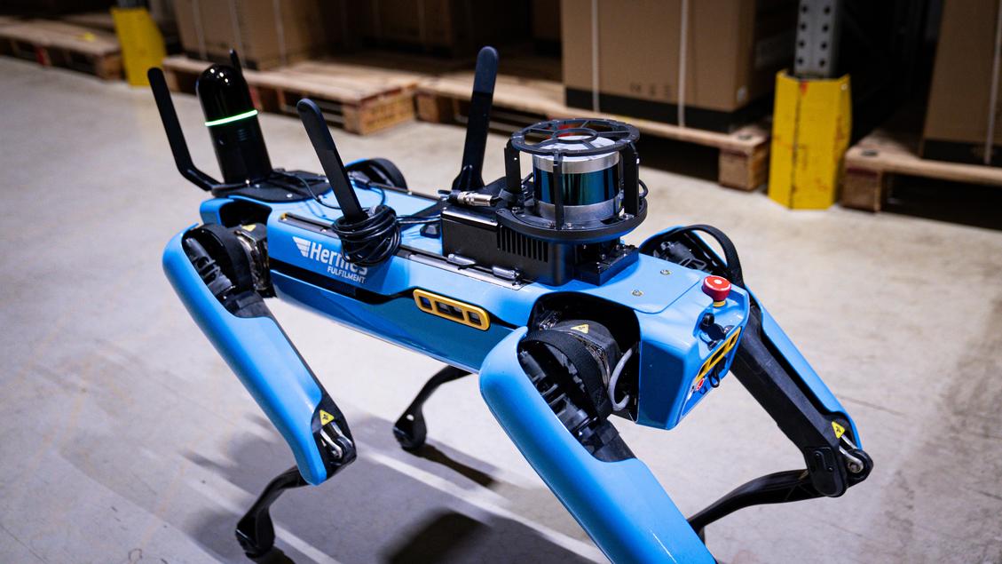Logistikroboter von Boston Dynamics bei Otto (Bild: Otto Group)