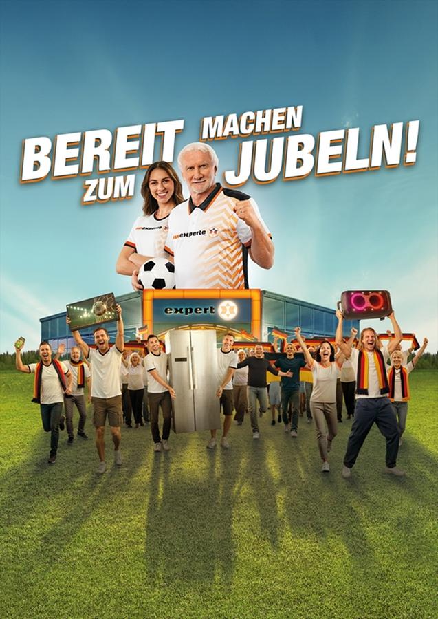 Zur Fußball-WM startet expert eine große Aktivierungskampagne mit Rudi Völler. (Bild: Expert)