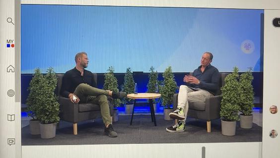 Digital-Jgermeister Felix Jahnen (links) und Johannes Diebig, Salesforce. (Bild: Screenshot Dmexco@home)