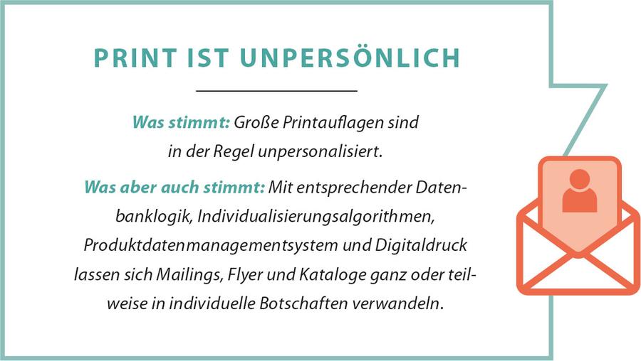Print ist unpersönlich (Bild: GM)