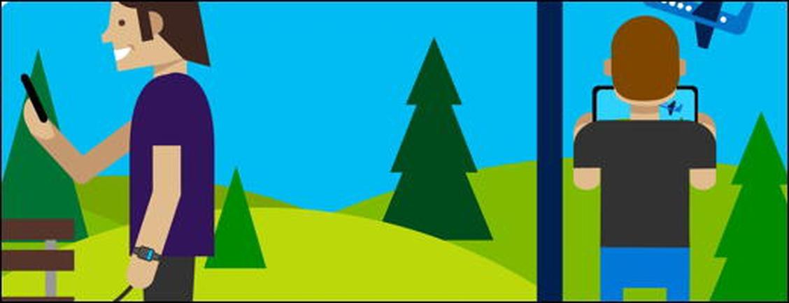 Digitale Gerte sind aus dem Alltag nicht mehr wegzudenken. Um die Informationsflut aus Internet und Online-Services zu organisieren, wnscht sich fast jeder zweite Nutzer in Deutschland Technologie, die es ermglicht, Inhalte zu filtern (Bild: 2015 Microsoft Corporation) (Bild: Microsoft)