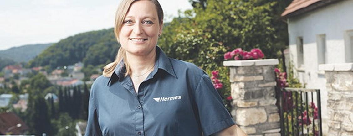 Mit &#34;echten&#34; Paketboten will Hermes seinem Zustelldienst Gesicht verleihen (Bild: Hermes)